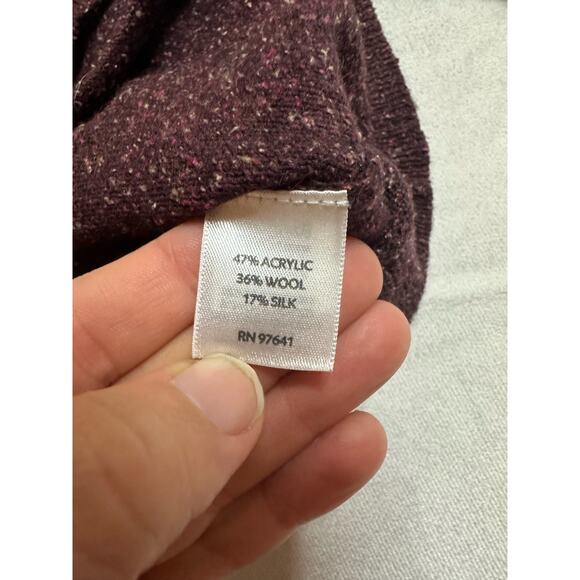 Ann Taylor Woman’s Cardigan Red Wool Blend Size XS - Picture 6 of 7